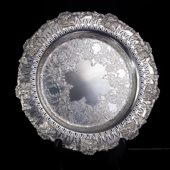 Birks Other - Vintage Birks Silver Tray Rideau Plate 12"